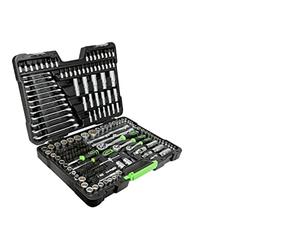 JBM - 54250 - Valigetta portautensili da 216 pezzi con bicchieri da 12 CANTI - ZINCATO