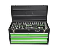 JBM 54261 REFIAL CASSETTA IN METALLO CON UTENSILI 143 PEZZI SATINATI