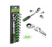 JBM 54338 Chiave a cricchetto con testa intercambiabile da 8 a 19mm 12 PZ