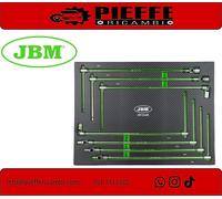 JBM 54481 - MODULO DI 7 CHIAVI A BUSSOLA CON IMPUGNATURA A T (7-19 MM)
