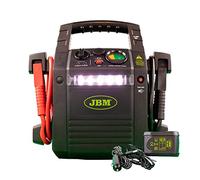 JBM ARRANCACONDIZIONATORE 12/24V Nero per Automobili con Batteria AGM Sigillata al Piombo