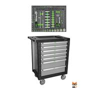 JBM CARRELLO A 7 CASSETTI + 14296Y MODULO 108 PEZZI -SERIE468G