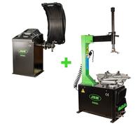 54581 SMONTAGOMME SEMIAUTOMATICO CON BRACCIO OSCILLANTE + 54582 EQUILIBRATRICE D