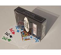 JBO Gambling Carte da poker di alta qualità, 100% plastica, 4 colori (rosso)