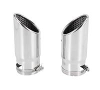 JBPIHZT 2 Pz Per Mercedes Per Benz C180 Terminale Scarico Tubo Inox Cromato Accessori Posteriore Auto