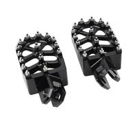 JBPIHZT Accessori per Moto Poggiapiedi Per Suzuki RM125 RM250 RMX250S RMX250R RM 125 250 RMX 250S 250R(NERO)
