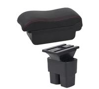 JBPIHZT Bracciolo Auto Per N&issan Per NV200 Box Bracciolo Per NV200 Evalia Scatola Di Archiviazione Interno Parti Retrofit Accessori Auto(A1 Nero rosso SENZA USB)