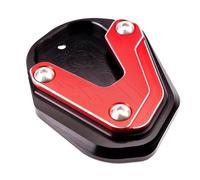 JBPIHZT Cavalletti per Moto per CFMOTO 700MT 800MT 650MT 650 800 700 MT CF 650TR-G Piastra di Estensione del Cavalletto Laterale per Moto Piastra Estensione(Rosso)