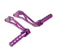 JBPIHZT Motociclo CNC Poggiapiedi Posteriori Staffa Pedale Per Sur Ron Per Light Bee X/S/L1E Per Segway X260 X160(Viola)