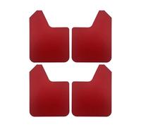 JBPIHZT Parafango 4 Pezzi/Set Rally Sport Paraspruzzi Universali Paraspruzzi Parafanghi Anteriori Posteriori per Pick-up Auto SUV Van Truck Paraspruzzi(Rosso)