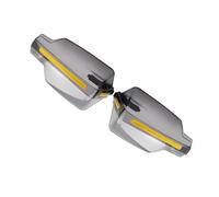 JBPIHZT Paramani Universale Da 22 Mm ABS Morbido Per Benelli Trk 502 Per Leoncion 250 BJ750 TNT25 TNT 899 TNT 125 TNT135 Per Tornado 125 TRE 1130K(GRIGIO)