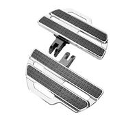 JBPIHZT Pedale Pilota Poggiapiedi Anteriori Larghi Pedane Per Harley RH1250S Per Breakout Low Per Rider Per Street Bob Per Sport Per Glide(Cromo)