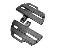 JBPIHZT Pedale Pilota Poggiapiedi Anteriori Larghi Pedane Per Harley RH1250S Per Breakout Low Per Rider Per Street Bob Per Sport Per Glide(NERO)