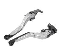 JBPIHZT Per G310GS G 310GS G310 GS G 310 GS 2021-2023 Accessori Per Moto Leve Freno Frizione Pieghevoli Estensibili Regolabili CNC(Argento)
