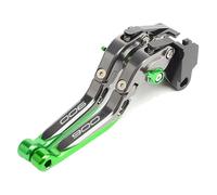 JBPIHZT Per Kawasaki Z900 Z900SE Z900RS 2017-2023 2024 Accessori Moto Leve Freno Frizione Regolabili Impugnatura Pieghevole(Verde)