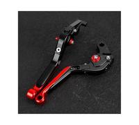 JBPIHZT Per Kawasaki ZX6R 2000 2001 2002 2003 2004 Leve Freno Frizione A Mano Manubrio Impugnatura Moto(ROSSO)