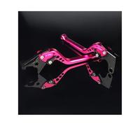 JBPIHZT Per LONCIN Per Voge 500DS 650DS 500 DSX R 650 DS CNC Motociclo Regolabile Freno Frizione Leva Maniglia Accessori(Rosa,177 mm)