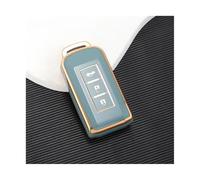 JBPIHZT Per Mitsubishi Per Outlander ASX Per LANCER Per Pajero Per Sport Per Eclipse Per Cross Custia Cover TPU Chiave Auto Protective(GRIGIO)