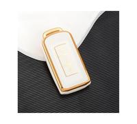 JBPIHZT Per Mitsubishi Per Outlander ASX Per LANCER Per Pajero Per Sport Per Eclipse Per Cross Custia Cover TPU Chiave Auto Protective(BIANCO)