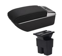 JBPIHZT Per N&issan Per NV200 Box Bracciolo Parti Retrofit Dettagli Interni Bracciolo Auto Scatola Di Archiviazione(B2 Linea nera 7USB)