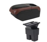 JBPIHZT Per N&issan Per NV200 Box Bracciolo Per NV200 Evalia Bracciolo Auto Scatola Di Archiviazione Interno Parti Retrofit Accessori Auto(Black-coffee 6USB)