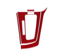 JBPIHZT Per Per Focus MK3 SE/ST 2012-2014 Pannello Cambio | LHD RHD Car Gear Shift Telaio Pannello Adesivo Accessori Rivestimento Fibra Carbonio(Red Carbon,Guida a sinistra)