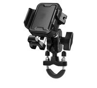 JBPIHZT Supporto Navigazione Antifurto Con Ammortizzatore Per Moto(NERO,Handlebar)