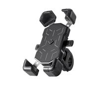 JBPIHZT Supporto Per Telefono Da Bici Vista A 360° Universale Regolabile Per Parti Di Moto Con Staffa Mobile Antiurto 4.5-7.2 Pollici(GRIGIO,Handlebar)