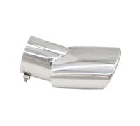 JBPIHZT Terminale Scarico Posteriore Auto Gola Silenziatore PER CRV CR-V 2012 2013 2014 2015 Rotondo Acciaio Inox Accessori Stile(Argento)
