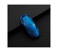 JBPIHZT TPU Custodia Tastiera Auto Protezione Per Tesla Per Model 3 Y Guscio Chiave Borsa Supporto Accessori(Blu)