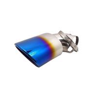 JBPIHZT Tubo Di Scarico Dell'automobile È Adatto Per N&issan Qashqai Sezione Di Coda Esterna Del Silenziatore Ugello Di Scarico(Blu,Tubo singolo)