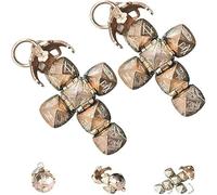 JBPPIOOUA Mini Ciondolo Massonico a Sfera Trasformabile, Ciondolo Vintage con Croce Trasformabile a Sfera, Simbolo Indossabile di Legato Fraterno, Per Amici e Famiglia