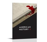 JBQOUOUZ American History X Classic Movies Meravigliosa serie TV, poster su tela, decorazione artistica da parete per camera da letto, poster 20 x 30 cm, stile cornice