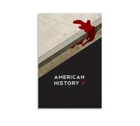 JBQOUOUZ American History X Classic Movies Meravigliosa serie TV, poster su tela, decorazione artistica da parete, per camera da letto, 30 x 45 cm, senza cornice