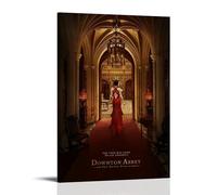 JBQOUOUZ Downton Abbey - Poster su tela con film classici e meravigliosa serie TV, decorazione artistica da parete, per camera da letto, 60 x 90 cm, con cornice