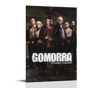 JBQOUOUZ Gomorra - Poster su tela, motivo: film classico, serie TV, decorazione artistica da parete, per camera da letto, 60 x 90 cm, con cornice