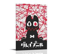 JBQOUOUZ Poster decorativo su tela di anime Gleipnir a sangue caldo classico, poster decorativo per camera da letto, 60 x 90 cm, con cornice