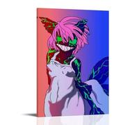 JBQOUOUZ Poster decorativo su tela di anime Gleipnir a sangue caldo classico, poster decorativo per camera da letto, 60 x 90 cm, con cornice