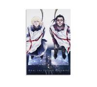 JBQOUOUZ Poster decorativo su tela, motivo: Orb On The Movements of The Earth, motivo anime a sangue caldo, stile classico, per camera da letto, 40 x 60 cm, senza cornice