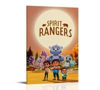 JBQOUOUZ Poster su tela a tema anime a sangue caldo degli Spirit Rangers, decorazione artistica da parete per camera da letto, poster 30 x 45 cm, con cornice
