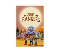 JBQOUOUZ Poster su tela a tema anime a sangue caldo degli Spirit Rangers, decorazione artistica da parete per camera da letto, poster 60 x 90 cm, senza cornice