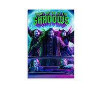 JBQOUOUZ Poster su tela con scritta in inglese "What We Do in The Shadows", stampa artistica da parete per camera da letto, 20 x 30 cm, senza cornice