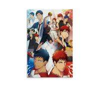 JBQOUOUZ Poster su tela di Kuroko, motivo anime a sangue caldo, decorazione artistica da parete, poster decorativo per camera da letto, 40 x 60 cm, senza cornice