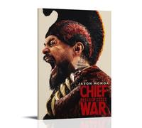 JBQOUOUZ Poster su tela, motivo: film classici di Chief of War, serie TV, decorazione artistica da parete, per camera da letto, 40 x 60 cm, con cornice