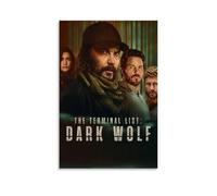 JBQOUOUZ Poster su tela, motivo: The Terminal List Dark Wolf Classic Movies Wonderful TV, decorazione artistica da parete per camera da letto, 40 x 60 cm, senza cornice
