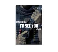 JBQOUOUZ Poster su tela, motivo: The Terminal List Dark Wolf Classic Movies Wonderful TV, decorazione artistica da parete per camera da letto, 50 x 75 cm, senza cornice