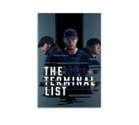 JBQOUOUZ Poster su tela, motivo: The Terminal List, film classico, serie TV, decorazione artistica da parete, per camera da letto, 20 x 30 cm, senza cornice