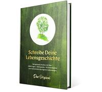 jbriels Scrivi la tua storia di vita: l'originale (verde) | libro biografico fai da te con oltre 1000 domande e 200 capitoli per scrivere i tuoi ricordi e memorie / bel libro regalo