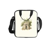 JBYJBX Antico edificio con ramo di ulivo romano e stampa greca trasparente isolato capacità pranzo contenitore per alimenti all'aperto ufficio viaggio picnic