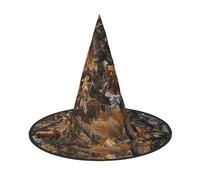 Jbyjbx caccia Cervo Orso Cervo Stampa Carnevale Halloween Strega Cappello Feste a tema Cappello Cosplay Mascherata Holiday Decor